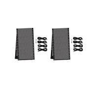 2X Chair Replacement Fabric with 8 Bungee Cord Lounge Chair Cloth Mesh Repair Kit for Patio Recliner Outdoor Lawn Pool A