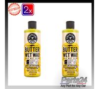 2x Chemical Guys Butter Wet Wax 473ml - Deep Wet Shine Creme Wax - WAC20116