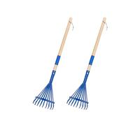 2X Children'S Rake with Hardwood Handle and Cute Rake for Children, Garden Tool for Children over 3 Years Old