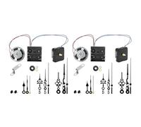2X Chiming Clock Mechanism Replacement,with Chime Melody Hour Trigger and 3 Set Hands for Vintage Grandpa Clock