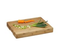 2x Chopping board Large Serving Platter Oiled Easy to Clean Bamboo Cutting Board