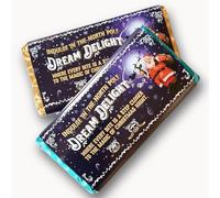 2x Christmas Eve Chocolate Bar Novelty Wrappers - Christmas Eve Box fillers - Elf Made Stocking Filler for Kids - Xmas Secret Santa Present from Father Christmas (Chocolate BAR NOT Included)