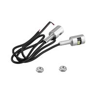 2X Chrome 5630 Motorcycle Screw Bolt Lamp Car Universal License Plate Light 12V Black