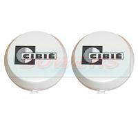 2x Cibie Oscar 7" Spot Light Spot Lamp Driving Fog Light Lamp Covers Caps Guards