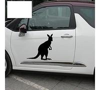 2X Classic Australia Image of The Cute Kangaroo Alert Watching The Predator Moves Car Sticker