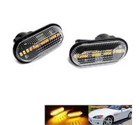 2x Clear Lens Side Indicator Amber LED Marker Repeater Light For S2000 Civic EG Integra Type R DC2