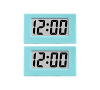 2X Clock Triangle LED Screen Lectronic Digital Alarm Screen Desktop Clock for Home Office Table Bedroom Decor