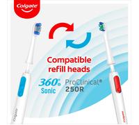 2X Colgate 360 Surround Sonic Power Battery Powered Vibrating Toothbrush NEW UK
