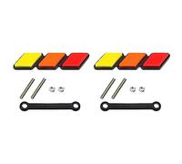 2X -Color Grille Badge Emblem Decoration Car Truck Label for 4Runner - Sequoia