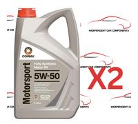 2X Comma Motorsport 5w-50 5w50 Fully Synthetic Racing Car Engine Oil -5L (MS5L)