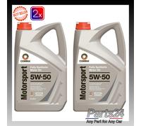2X Comma Motorsport 5w-50 5w50 Fully Synthetic Racing Car Engine Oil -5L New