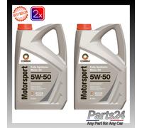 2x Comma Motorsport 5W50 Fully Synthetic Engine Oil 5 Litre MS5L New