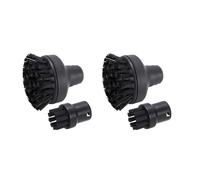 2X,Compatible for Karcher SC1 SC2 SC3 SC4 Large Round Brush Cleaning Brush For Steam Cleaner Attachment Adapter Home Cleaning Brushglobal S