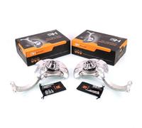 2x Complete R+L Steering Knuckle for Audi A4, A4 ALLROAD, Q5 (8RB) [16.5MM, KSM]
