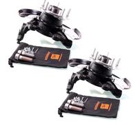 2x Complete R+L Steering Knuckle for Toyota HILUX VII 2WD (GGN15,KUN15) /77 MM