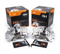 2x Complete Right+Left Steering Knuckle for BMW 7 E65, E66, E67 11.2001-08.2008