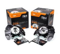 2x Complete Right+Left Steering Knuckle for BMW X5 E53 04.2000-10.2006