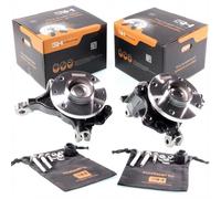 2x Complete Right+Left Steering Knuckle for Citroen C3 II, C3 III, DS3