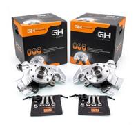 2x Complete Right+Left Steering Knuckle for Fiat LINEA (323), FIORINO (225)
