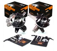 2x Complete Right+Left Steering Knuckle for Ford FIESTA 2002-2008 /4-PIN HUB/