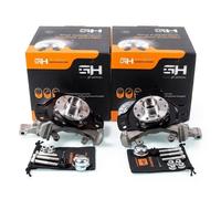 2x Complete Right+Left Steering Knuckle for Opel ASTRA G 1998-2009 /4-BOLT HUB/