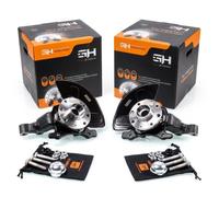 2x Complete Right+Left Steering Knuckle for Opel ASTRA H 2004-2014 /4-BOLT HUB/
