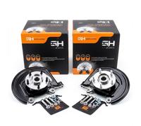 2x Complete Right+Left Steering Knuckle for Renault KOLEOS 2008-