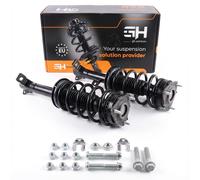 2x Complete Struts Assembly Front for Ford Fusion (JU) 1.4, 1.6 06.2002-01.2004