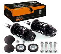 2x Complete Struts Assembly Front for Nissan Kubistar 2003- 1.6 16V