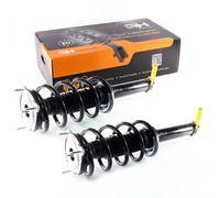 2x Complete Struts Assembly Front for Peugeot 407 2.0HDI, 2.2 16-Tire