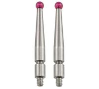 2X Contact Points for Dial Test Indicator with 2Mm Carbide Ball M1.6 Thread 20.9Mm Length for 513 Series Gauges