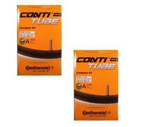 2x Continental Compact 24 Tubes 24 x 1 1/4" - 1.75 40mm Schrader Valve
