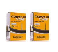 2x Continental Race 28 Wide 700 x 25c-32c Road Bike Inner Tube Presta Valve 60mm