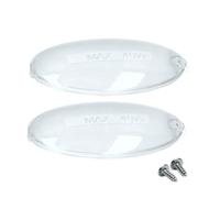 2x Cooker Hood Lamp Bulb Lens Cover Plate Compatible With Zanussi 50248796000
