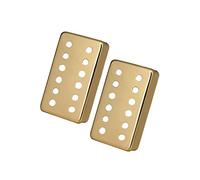 2x Copper Guitar Pickup Cover for 6 Strings Electric Guitar Replacement Aureate Gold 6.98 cm
