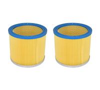 2x Corrugated Wet and Dry Vacuum Filter Cartridge Compatible with Goblin Aquavac 100 30 610D 620 630 Early Models Replacement Spare Part