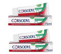 2x Corsodyl Original Toothpaste 75ml - Gum Care, Plaque & Mouth Health
