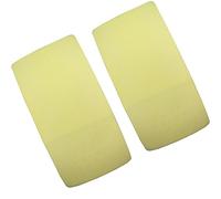 2X Cot Jersey Fitted Sheet 100% Cotton 120cm x 60cm Lemon Yellow-by for-Your-Little-One