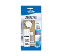 2x Cramer Ceramic / Enamel Repair Kit for Baths, Sinks and Counter Tops, Colour: Alpine White