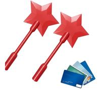 2X Credit Card Wand 3d Printed Payment Stick, Magic Wands Credit Card Holder To Pay Wands, Starmagic Wand Contactless Payment MagicWandCard Holder Travel Cards Holders Fun Functional Present For Kids