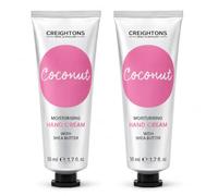 2x Crēightons | Coconut Moisturising Hand Cream with Shea Butter | 50mL Each