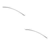 2x Curved Bow Cabinet Pull Handle 408 x 10mm 352mm Fixing Centres Chrome