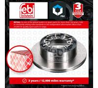 febi bilstein 17349 Brake Disc (1 Brake Disc) rear, full