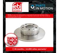 2x CV Brake Discs Pair Solid fits IVECO DAILY Mk3 2.8D Rear 99 to 07 002991646