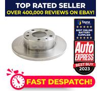 2x CV Brake Discs Pair Solid Rear 17416 Febi 002991646 007182299 042575663 New