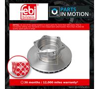 2x CV Brake Discs Pair Vented Rear 10921 Febi A6684230112 6684230112 Quality New