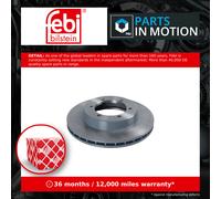FEBI BILSTEIN 47466 Brake Disc Front Fits Mitsubishi Fuso (mitsubishi)