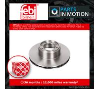 2x CV Brake Discs Pair Vented Rear 101730 Febi 002996033 007188210 0002996033