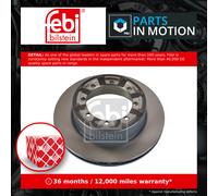 2x CV Brake Discs Pair Vented Rear 29177 Febi 5001864712 5010260609 Quality New