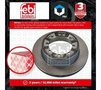 2x CV Brake Discs Pair Vented Rear 29177 Febi 5001864712 5010260609 Quality New